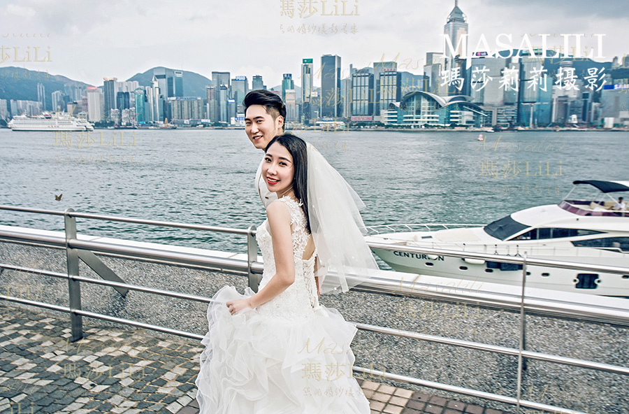 刘先生&顾小姐夫妇香港维多利亚港婚纱照                                                                                                                          深圳婚纱摄影玛莎LiLi出品