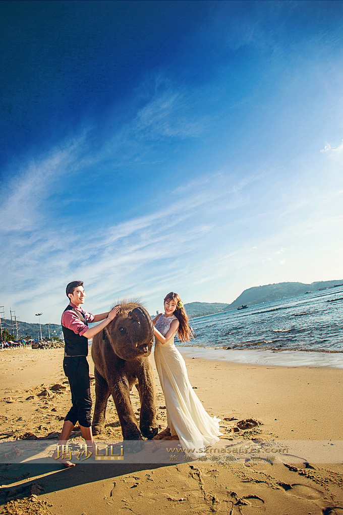 普吉岛海边、旅游婚纱摄影