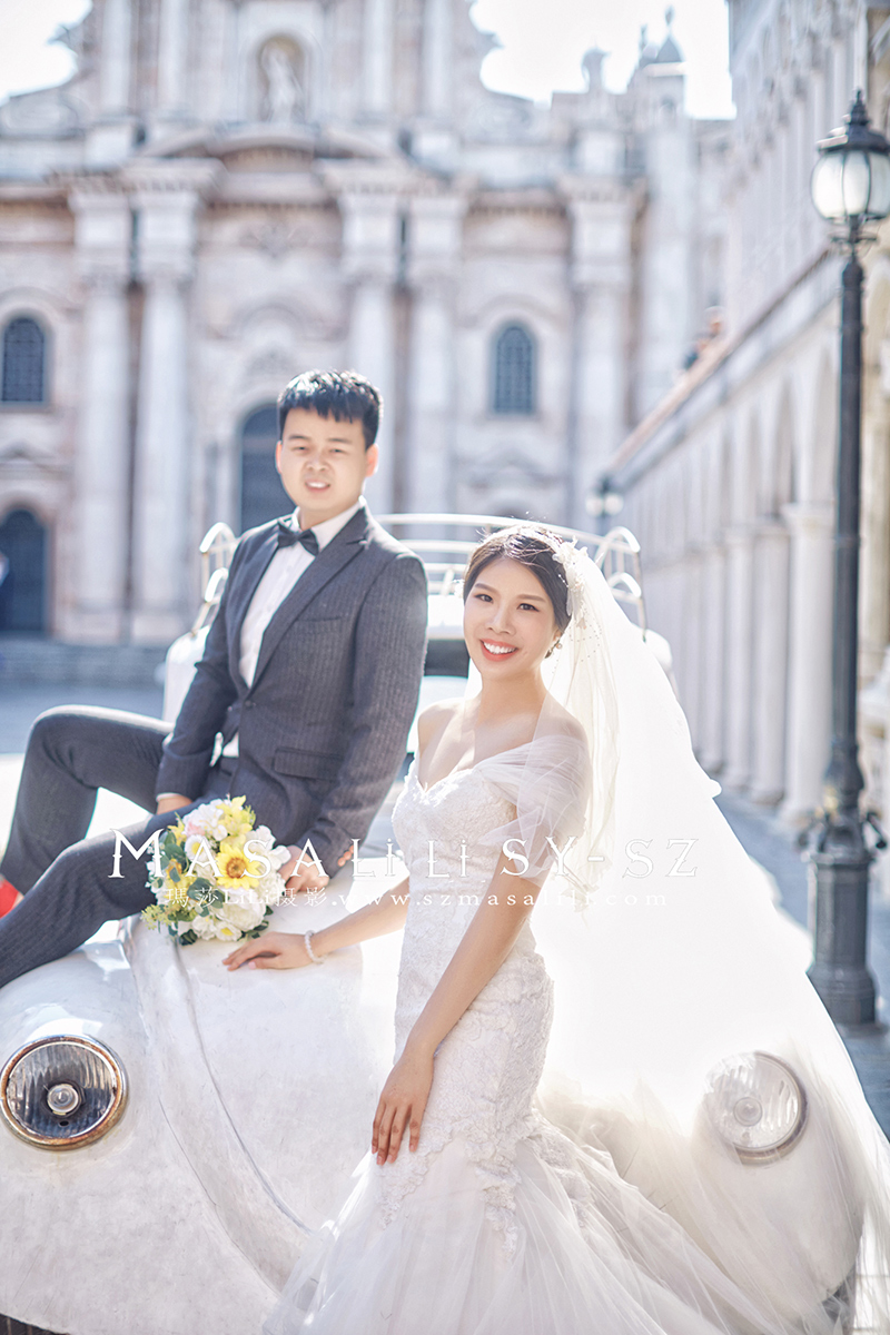 杨先生&吴小姐夫妇幸福浪漫欧式城堡旅拍婚纱照 深圳婚纱摄影瑪莎莉莉出品