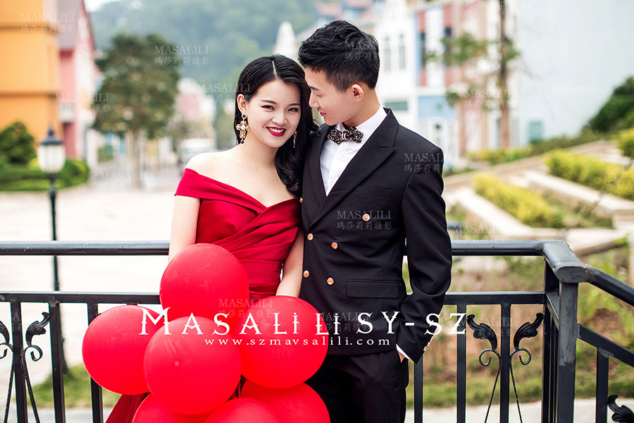 马先生&周小姐夫妇幸福浪漫婚纱照                                                   旅拍欧式婚纱照深圳婚纱摄影工作室瑪莎莉莉出品