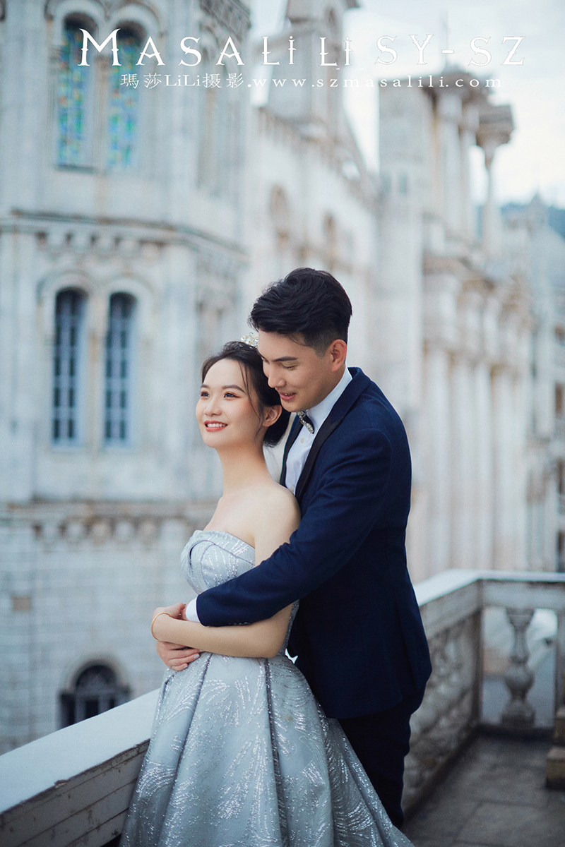 李先生&王小姐夫妇玫瑰小镇欧式城堡奈良小鹿游艇婚纱照